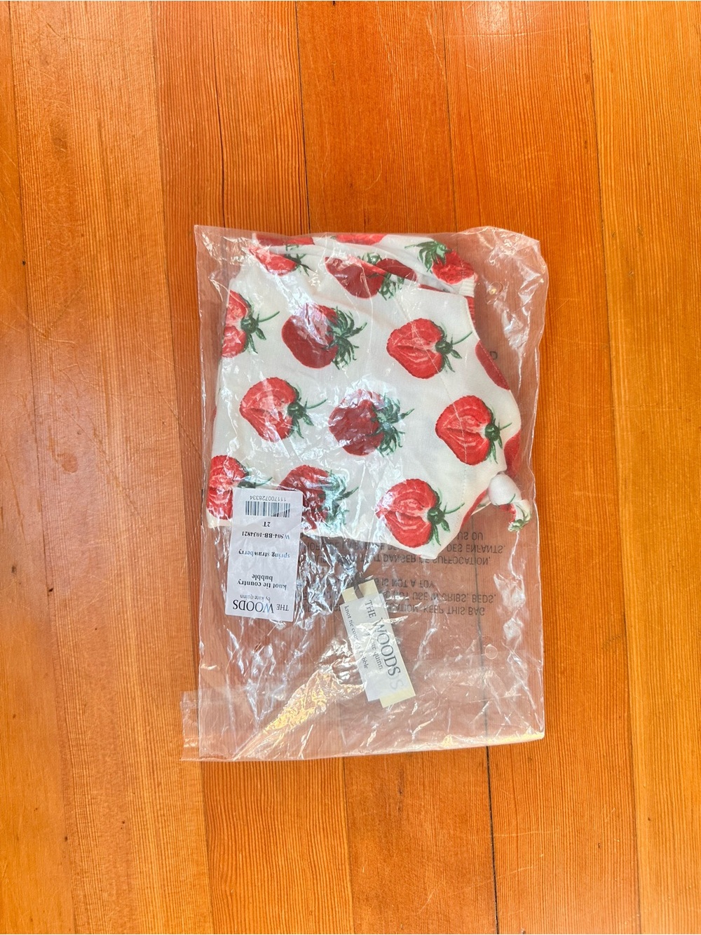 Kate Quinn 2T Strawberry Print Romper - Red & White - Picture 2 of 2